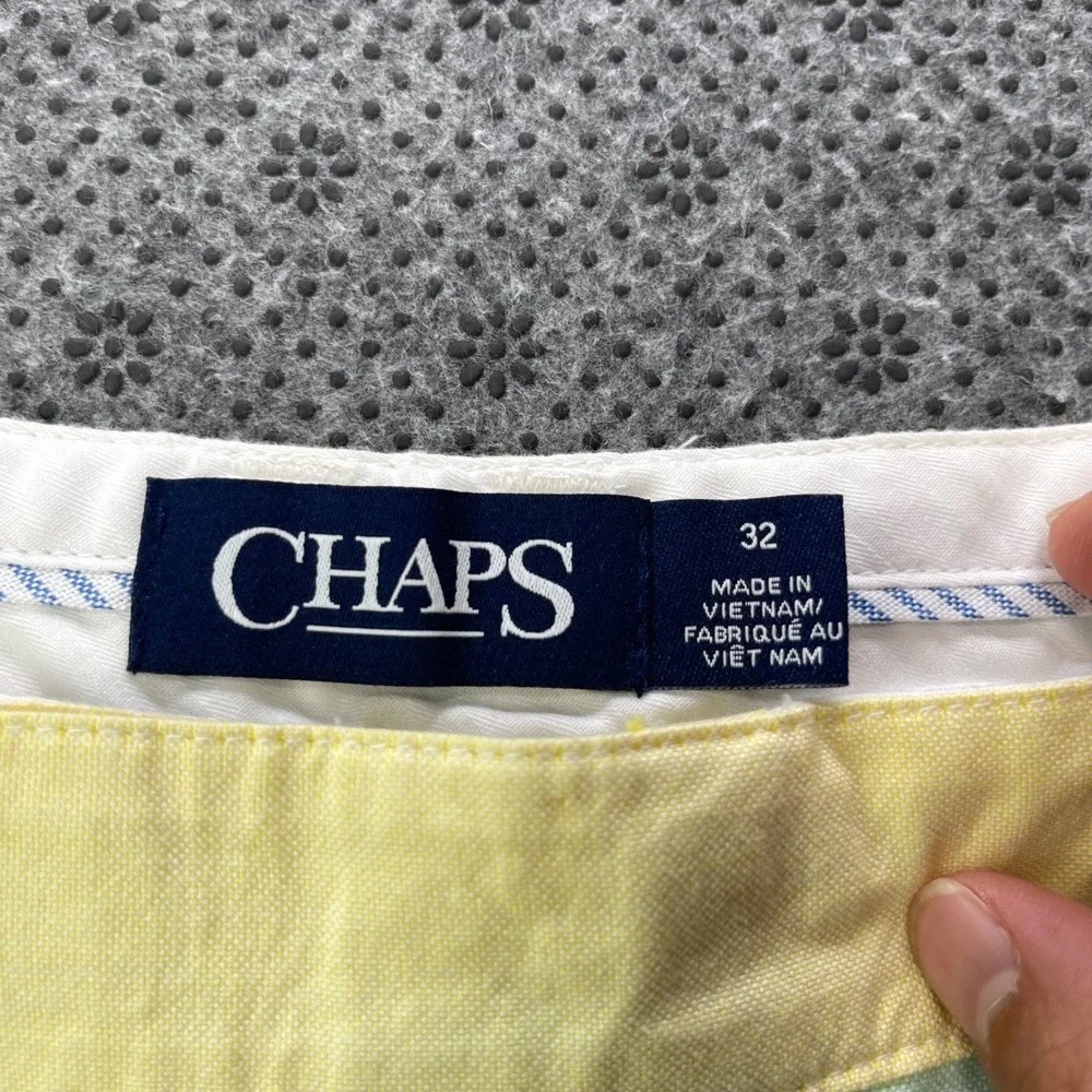 Chaps Mens Colorblock Oxford Shorts 10